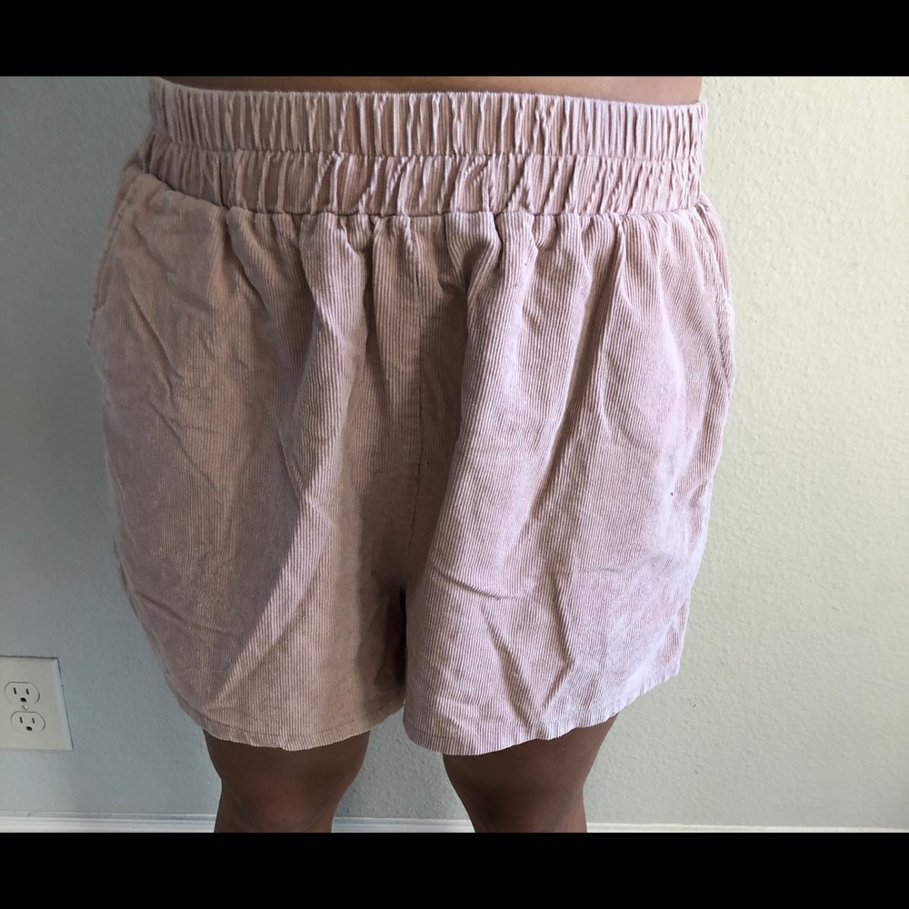 Corduroy shorts